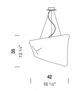 Panzeri L2801.40 white Dreamy подвес 79139 - Вид №2