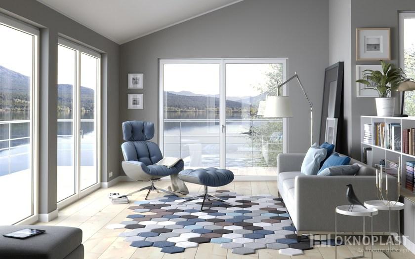 Oknoplast Двустворчатое окно из пвх Prolux sun-id-1466618 - Вид №4