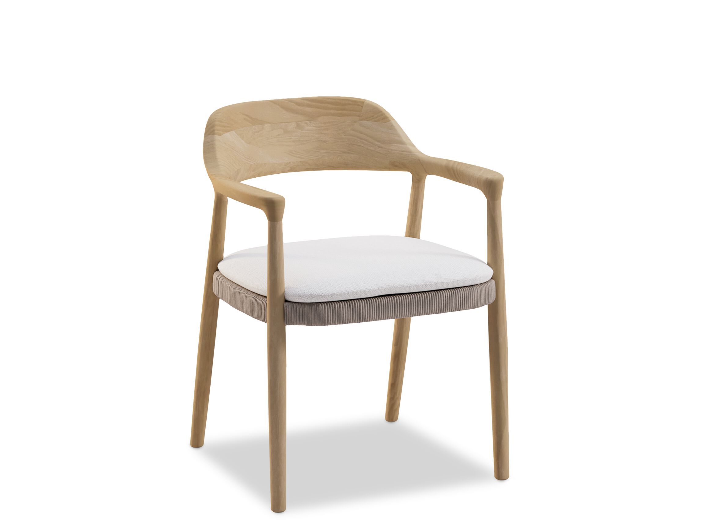 Стул для сада из тикового дерева с подлокотниками MANUTTI Yiko ARCH-00133152