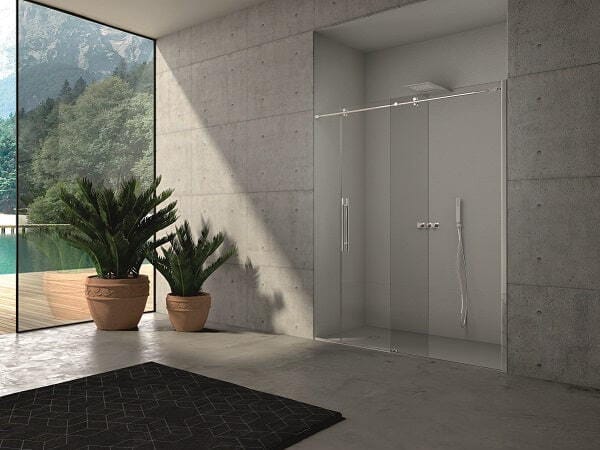 Стальная и стеклянная душевая кабина с раздвижной дверью CSA Box Doccia MARTA ARCH-00150819