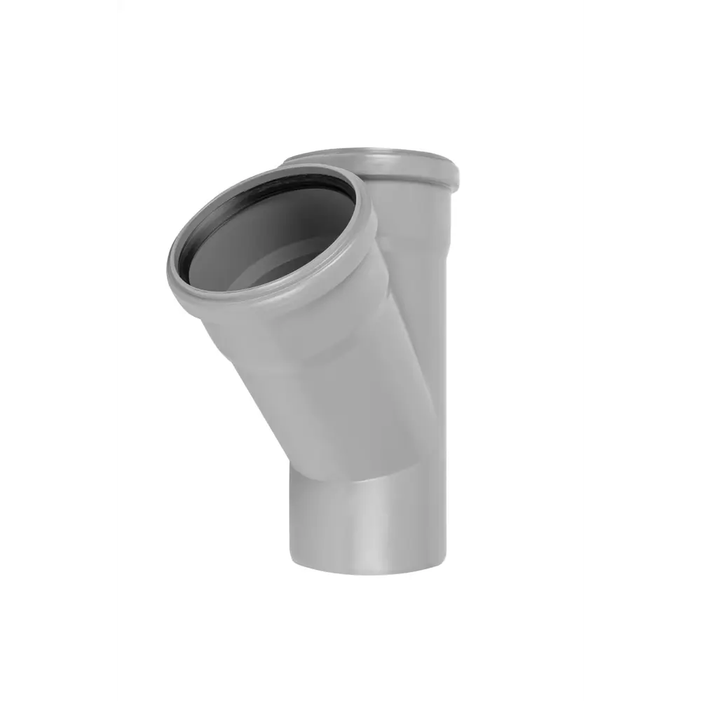 Тройник Pro Aqua 110x110x110/45° полипропилен STLM-2124029 - Вид №2