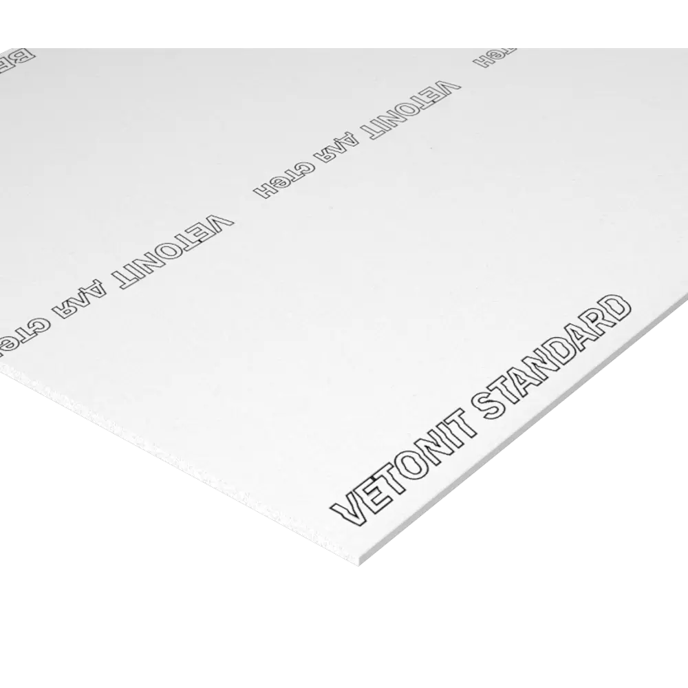 Гипсокартон 12.5 мм Vetonit Оптима 3000x1200 мм 3.6 м² STLM-2080617 - Вид №1