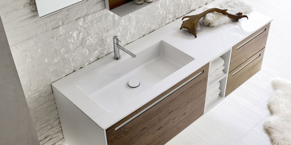 Комплект мебели для ванной Sky 162 Arbi Sky Antique Oak Collection Skynews SKY162 - Вид №1