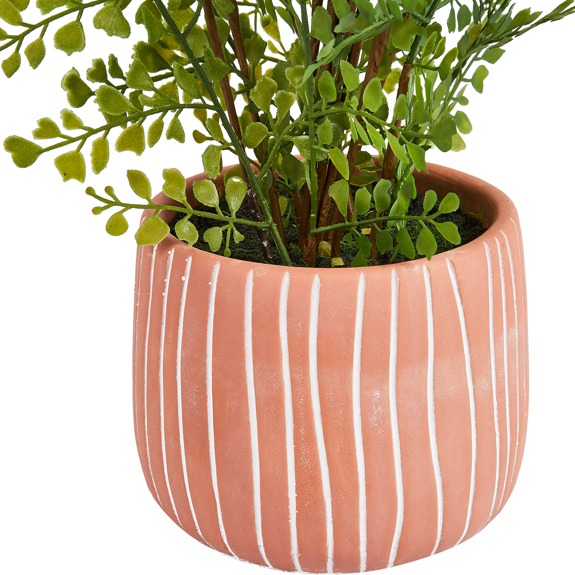 87681882 Искусственное растение Папоротник в 48x13 см пластик STLM-0074892 Santreyd  - Вид №3