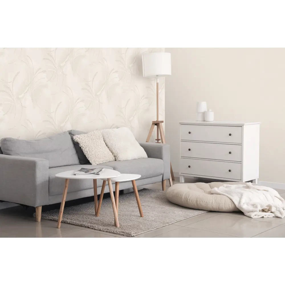 Обои флизелиновые Ateliero Extra белые 1.06 м At585180 STLM-2133301 - Вид №4