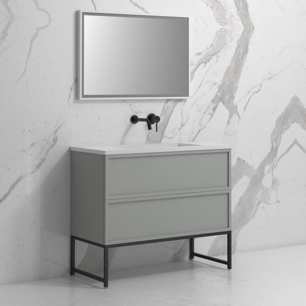 Деревянный одиночный напольный умывальник с ящиками LUSSO Piana ARCH-00052257 - Вид №2