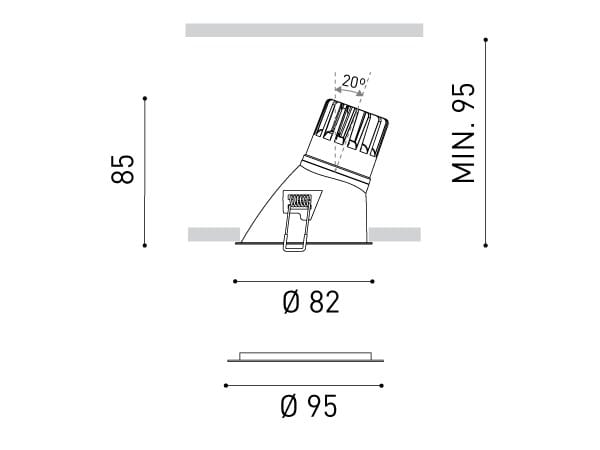 Утопленный светодиодный прожектор Arkoslight своп ARCH-00026145 - Вид №8