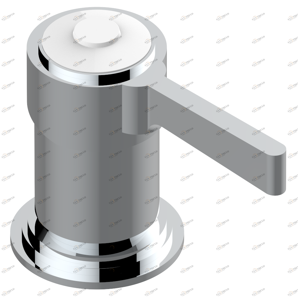 A7D-6523 Смеситель на борт (картридж 35 мм) Thg-paris Capucine фиолетовый с золотым декором Хром A7D 6523 A02 CAT.A