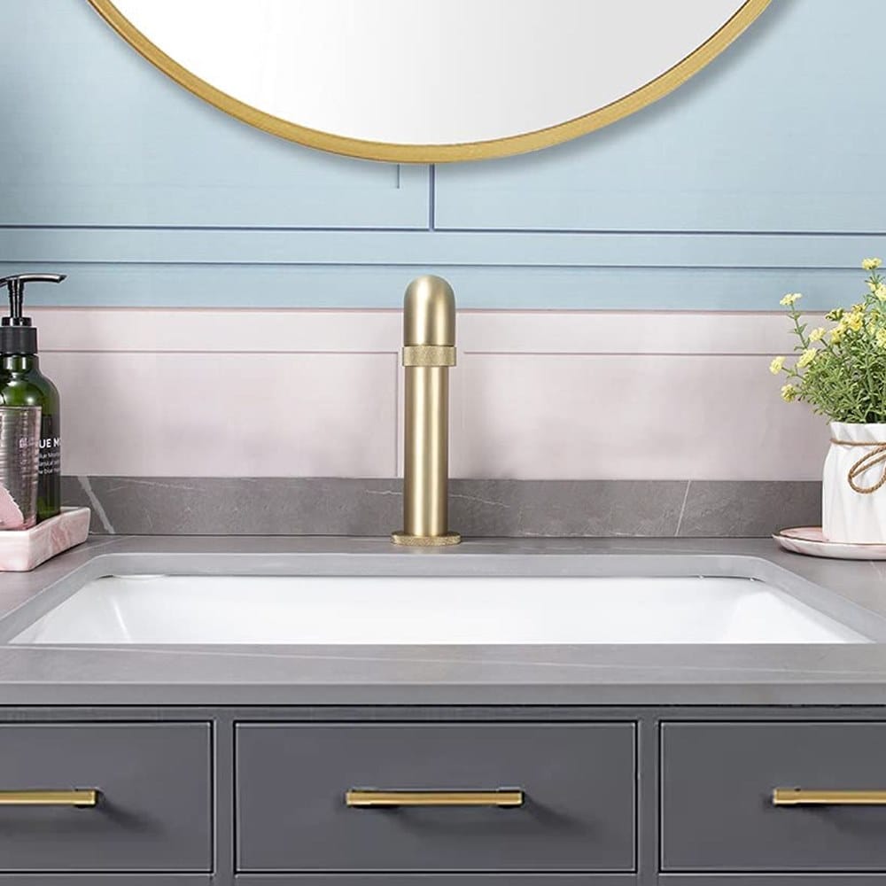 Инфракрасный смеситель для раковины из латуни Fontana Showers FS-1094-BG ARCH-00039647 - Вид №4