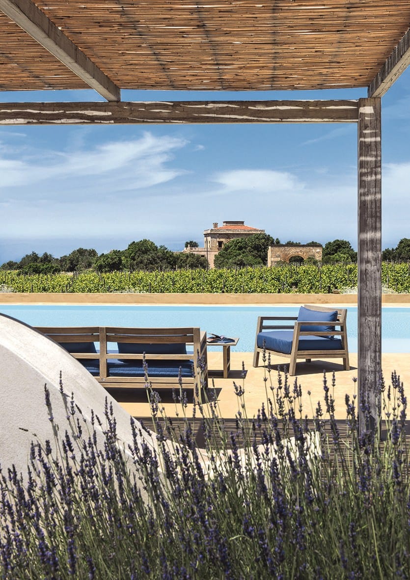 3-местный тканевый садовый диван Ethimo Costes ARCH-00007281 - Вид №2