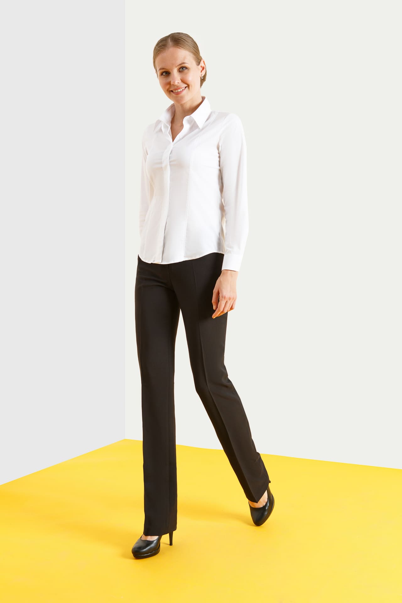 62483 Рубашка женская  white El-Risto  Корпоративная одежда  размер 38 (XXS)  - Вид №3