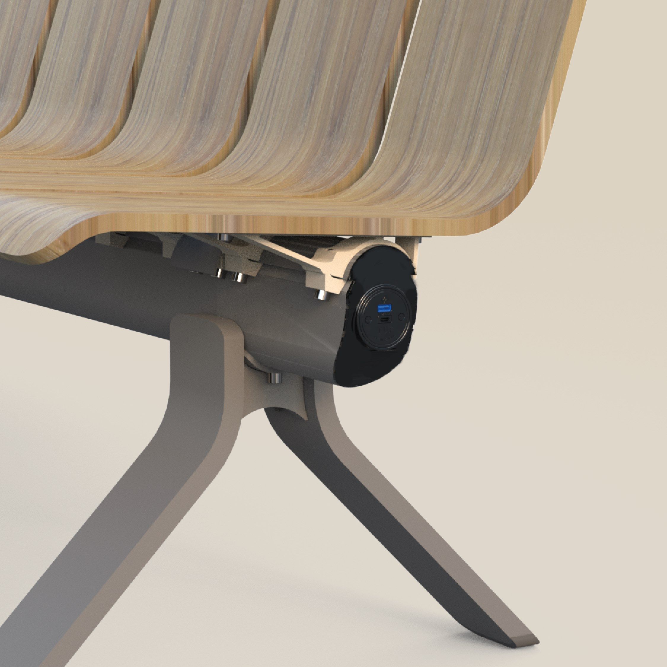 Модульная скамья для медицинских учреждений Green Furniture Concept Ascent ARCH-00118151 - Вид №5