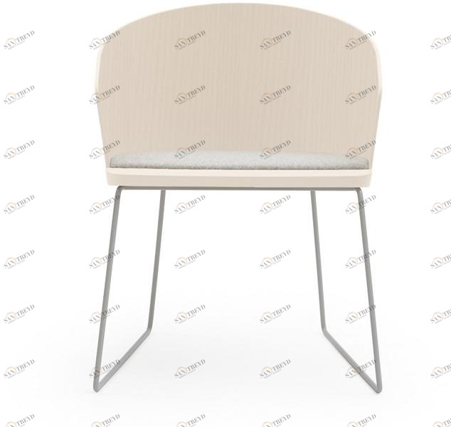 Billiani Кресло ясень с мягким сиденьем Fitt hug 051