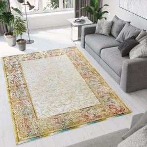 Ковер вискоза Верона 4W 195x280 см цвет бежевый