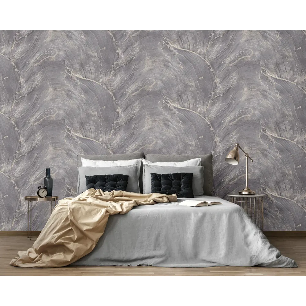 Обои флизелиновые Ateliero Napoleon темно-серые 1.06 м At585659 STLM-2194982 - Вид №3