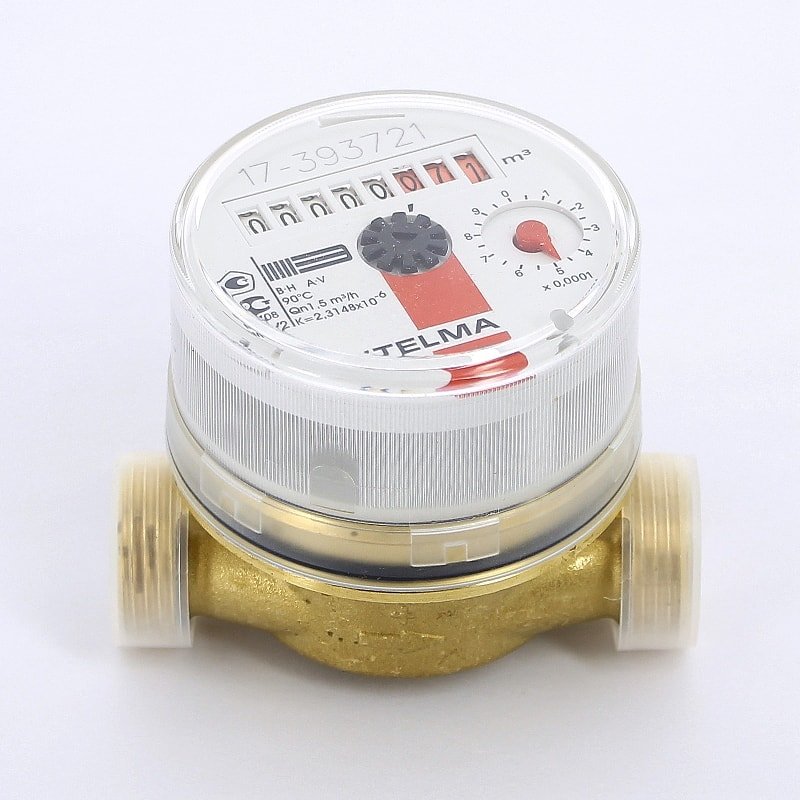 Cчетчик для горячей воды ИТЭЛМА WFW20 L=80 90˚C WFW20D080 - Вид №1