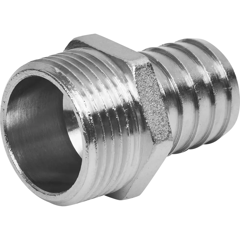 Штуцер STOUT 1"x25 мм для трубопроводов из никелированной латуни 84868155 STLM-0805979 - Вид №2