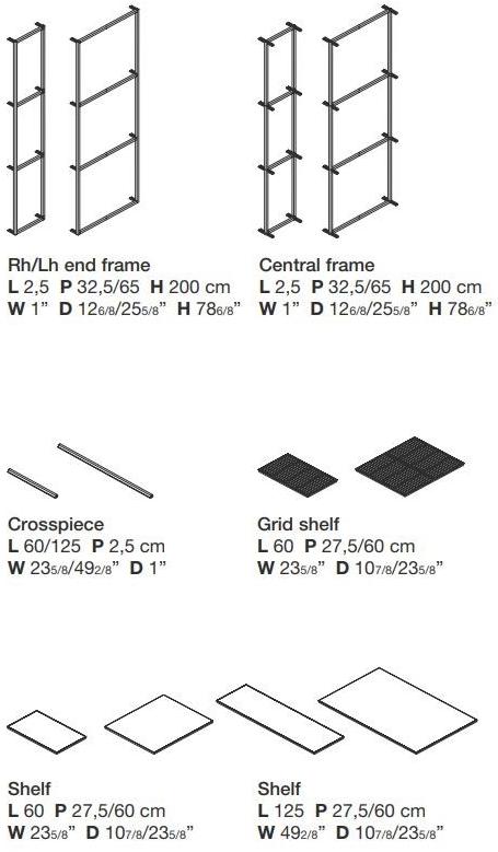 Kristalia Модульная открытая полка из металла sun-id-1384564 - Вид №12