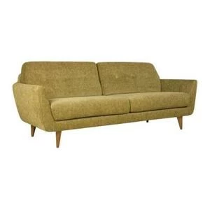 Диван Rucola, трехместный, горчичный