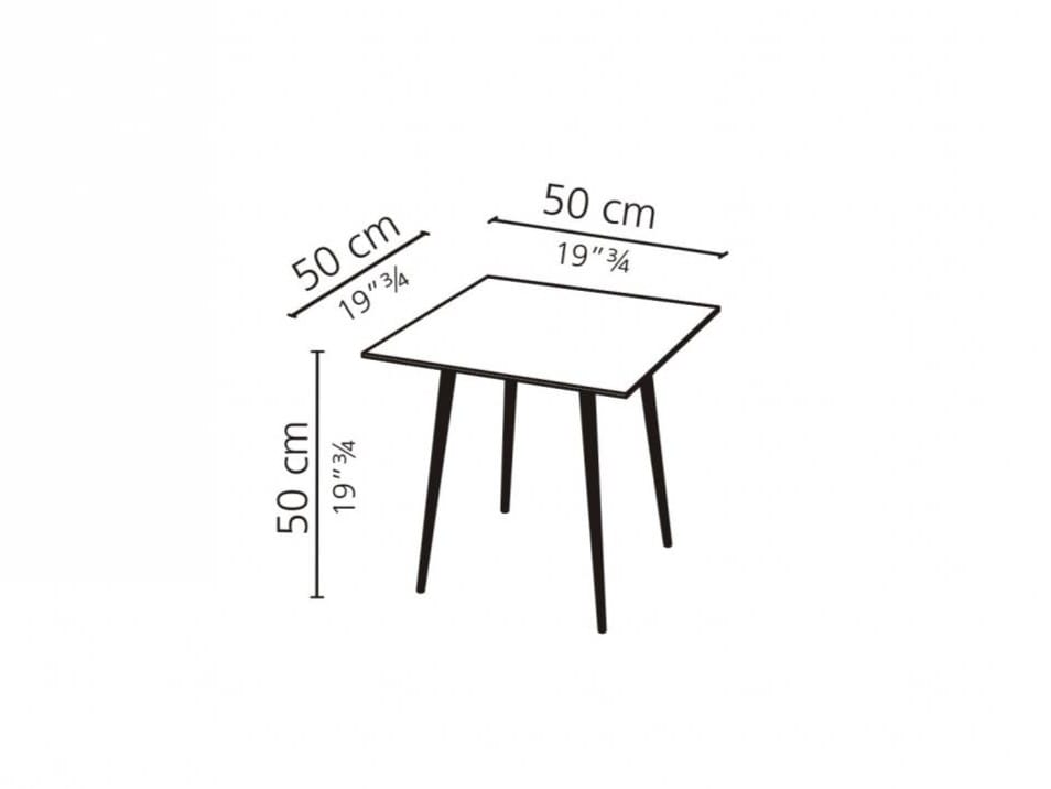 Квадратный журнальный столик из МДФ Casamilano SUITABLE 50 MONO ARCH-00138629 - Вид №5