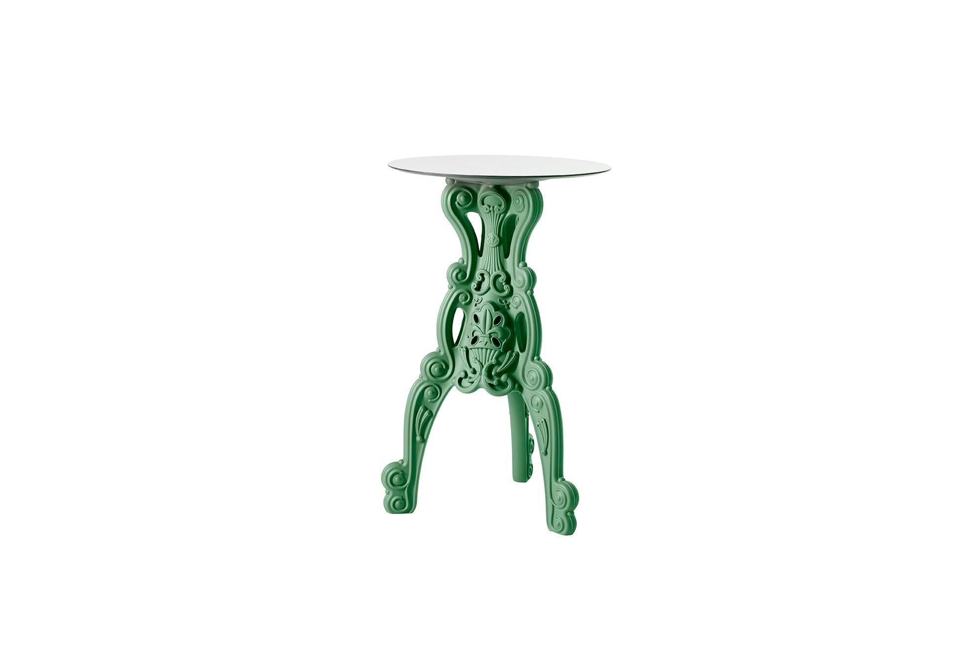 Высокий круглый стол из полиэтилена для контракта SLIDE Дизайн любви ARCH-00080723 - Вид №10