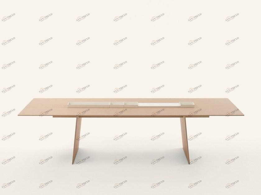 Paola Lenti Прямоугольный деревянный стол sun-id-1380493