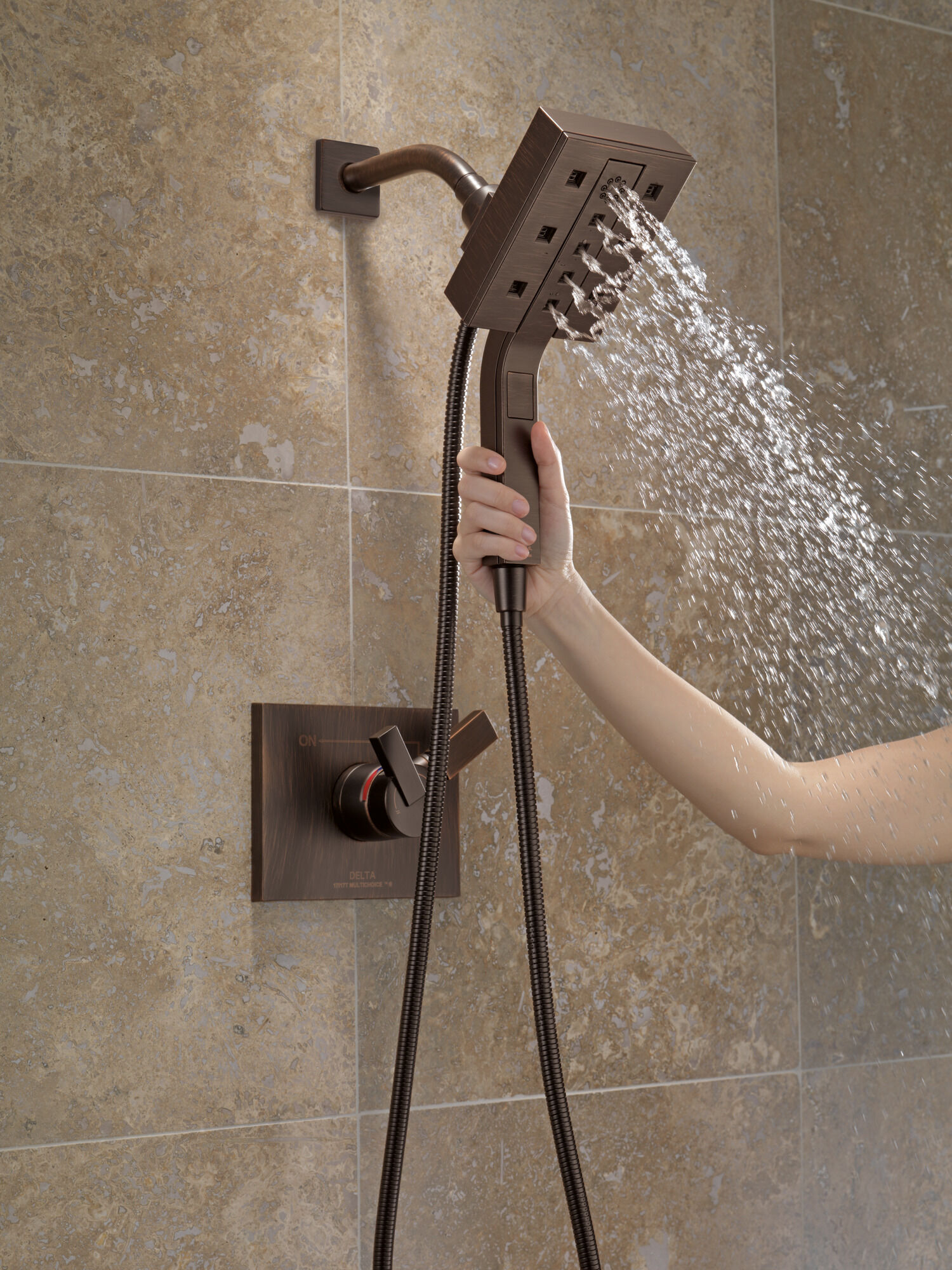 T17053-RB Облицовка только для клапана Monitor® серии 17 Delta Faucet Vero Венецианская бронза - Вид №9