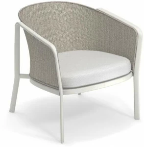emu Кресло для отдыха из алюминия и плетеной веревки Carousel 1216