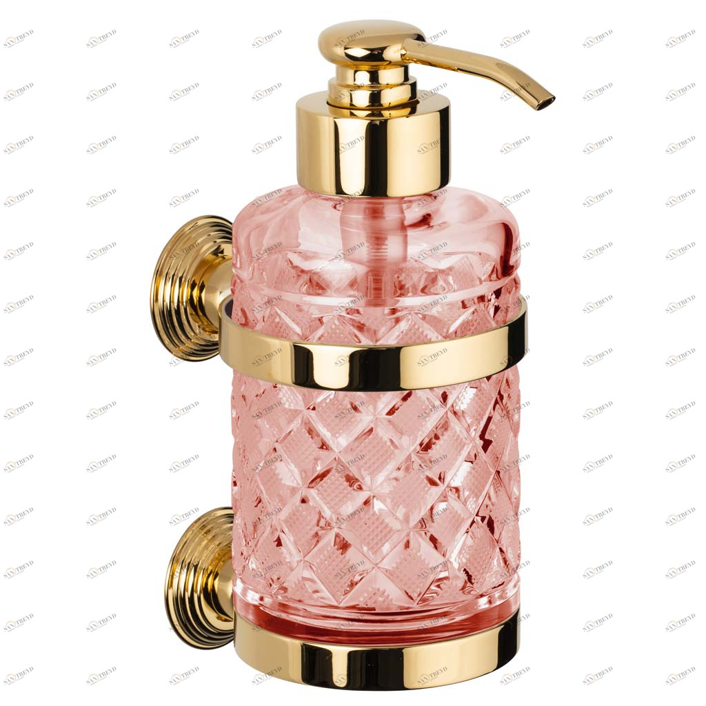 C62-532 C62-532 Настенный дозатор мыла LO РУЧКА КУПОЛЬНАЯ Cristal & Bronze DÔME À MANETTES LOSANGE 