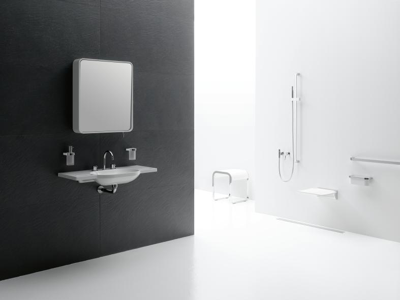 800.04.11045 Стеклянная кружка с держателем HEWI USA Produkte  - Вид №4