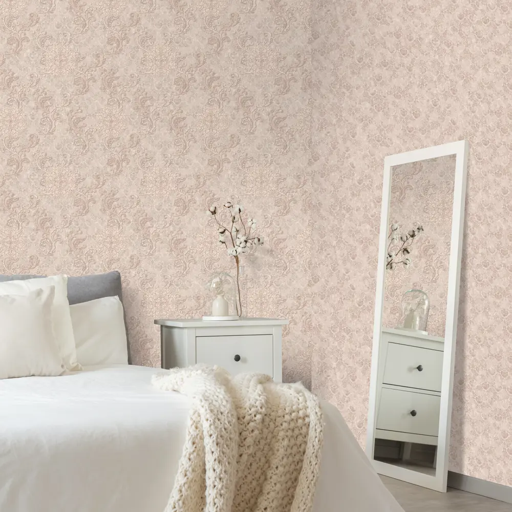 Обои флизелиновые Euro Decor Marco бежевые 1.06 м ED7115-01 STLM-2053088 - Вид №3