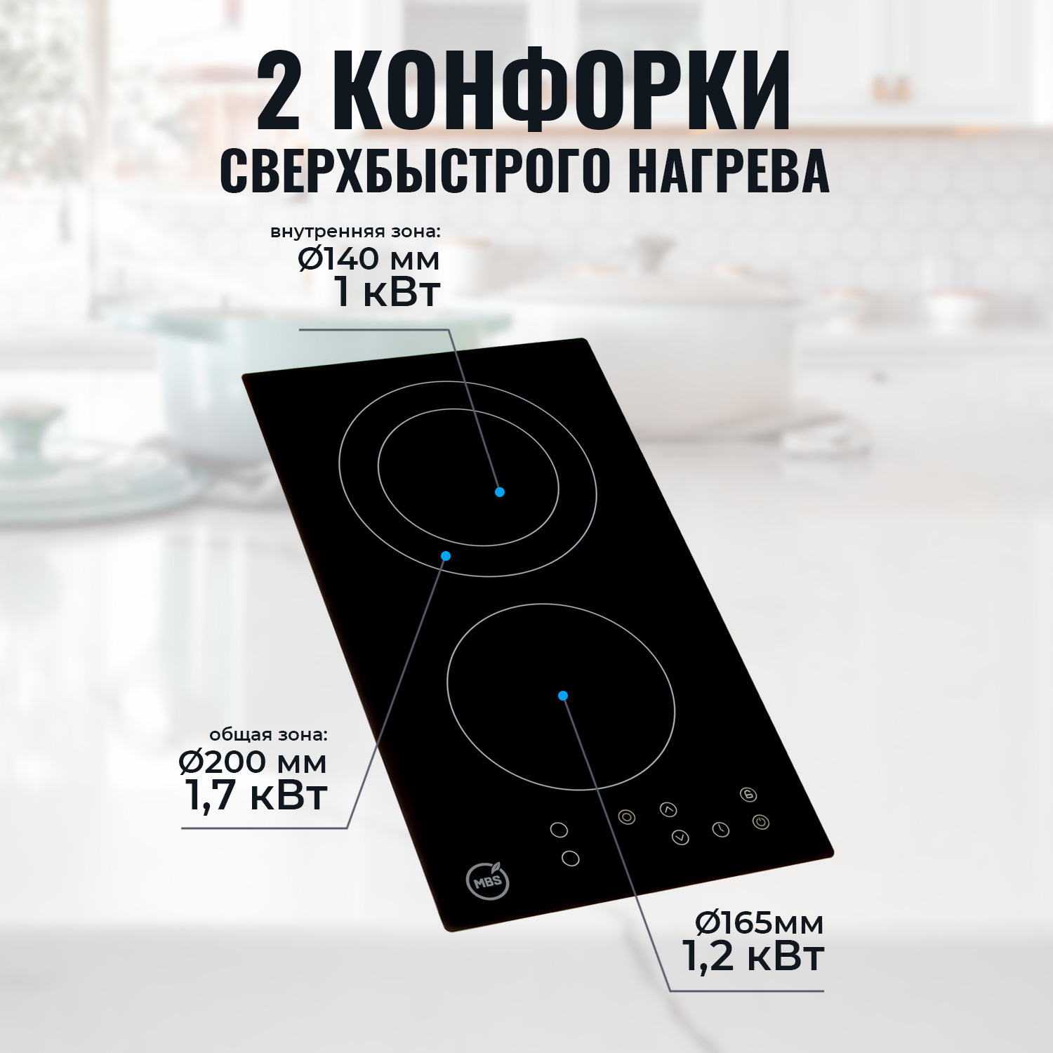 1196964 Электрическая варочная поверхность MBS PE-302 STDN-0034801 - Вид №8