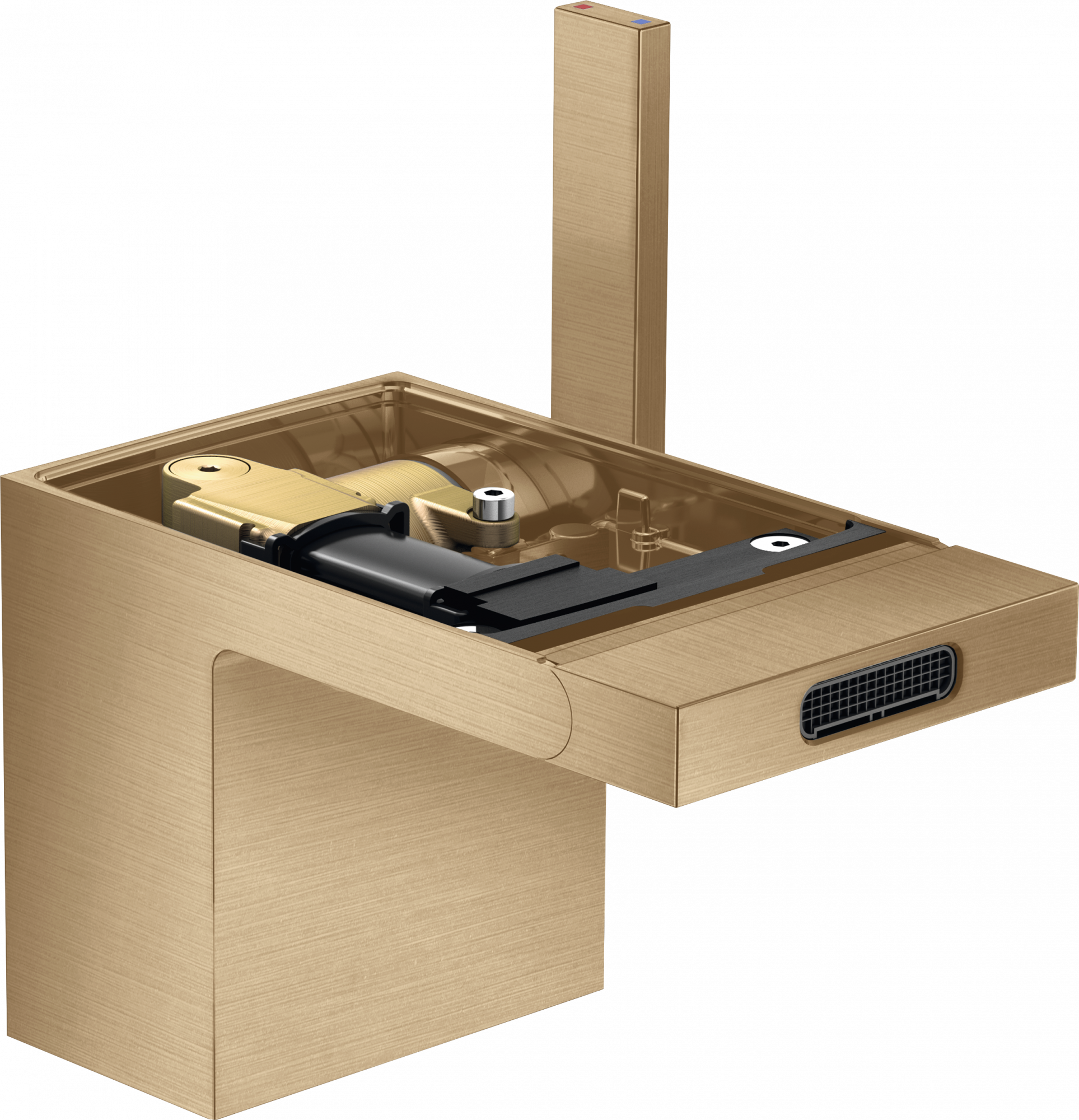 47212140 Смеситель для биде, однорычажный, со сливным клапаном Push-Open, без тарелки AXOR MYEDITION 