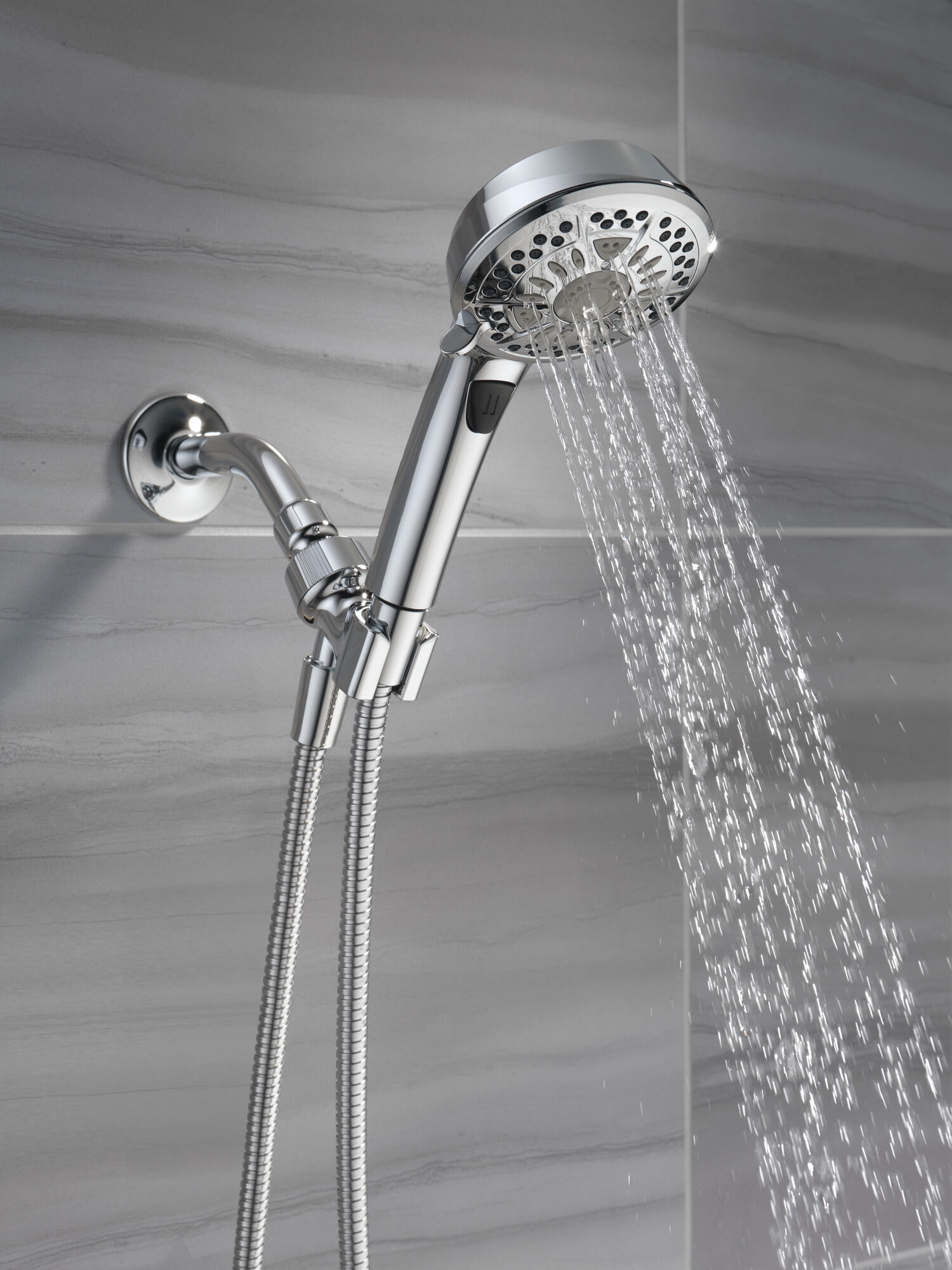 75601 7 Настройка ручного душа Delta Faucet Universal Showering Хром  - Вид №3