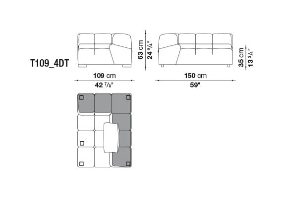 Модульный диван B&B Italia Tufty Time ARCH-00144354 - Вид №13