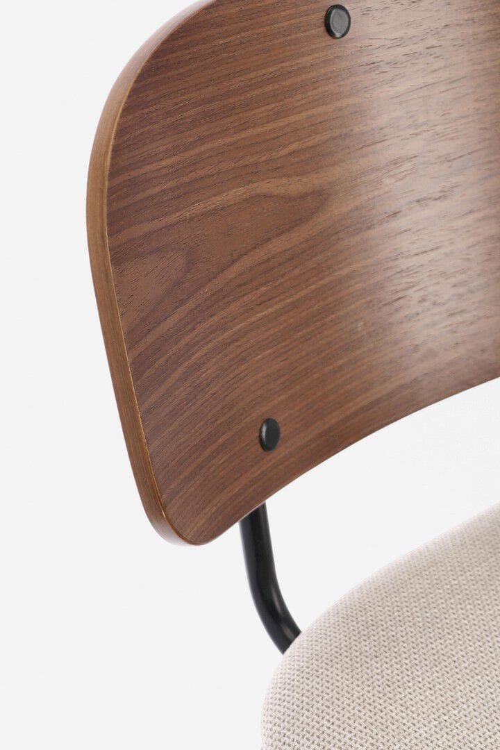 Высокий стул из ткани и дерева со спинкой BIZZOTTO SIENNA ARCH-00065029 - Вид №6