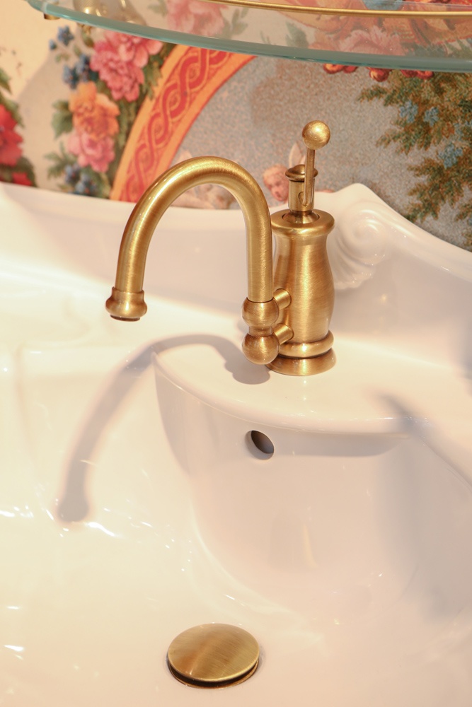 Смеситель MIGLIORE Vivaldi ML.VIV-9913.DO для раковины, золото  - Вид №3