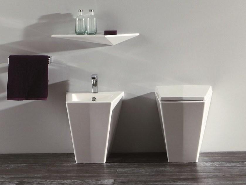 Cry110301 Приставной унитаз напольный Белый Olympia Ceramica Crystal Италия - Вид №2