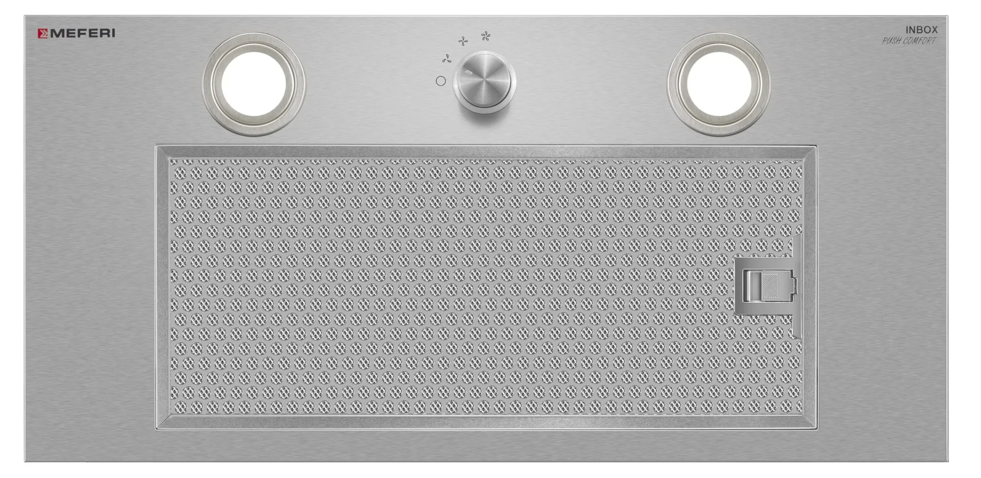 9270652 Вытяжка полновстраиваемая Meferi INBOX60IX PUSH COMFORT серебристый STDN-0072263 - Вид №4