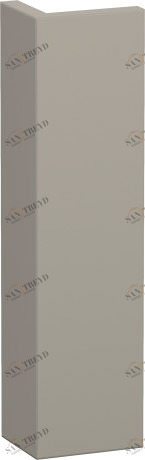 LC589909191 L-Cube Доборная планка для шкафчика L-Cube Серо-коричневый декор Duravit