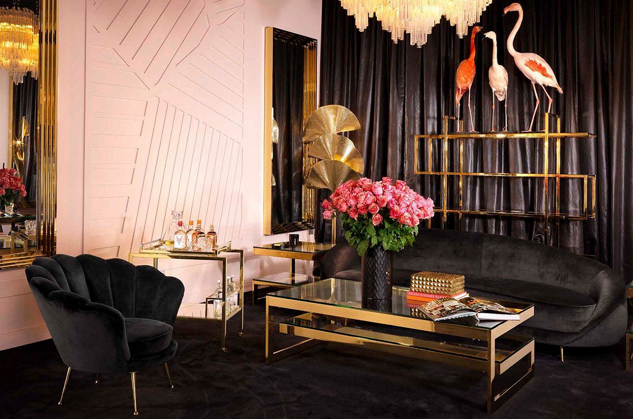 Напольная лампа Las Palmas от Eichholtz 110467 EICHHOLTZ НЕОБЫЧНЫЕ, ЭЛИТНЫЕ 060040 Золото  - Вид №4