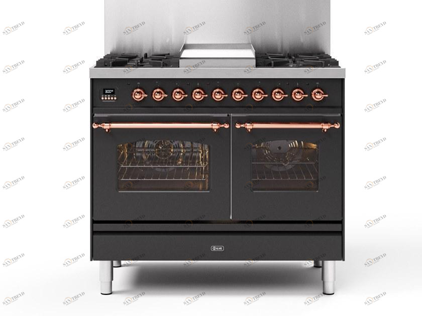 Ilve Отдельностоящая стальная кухня Nostalgie Pd10n Santreyd