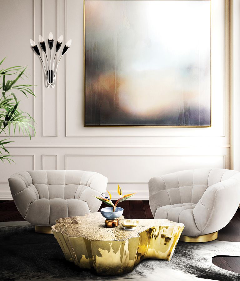 0-146 Золотой центральный стол Eden Boca Do Lobo  - Вид №33