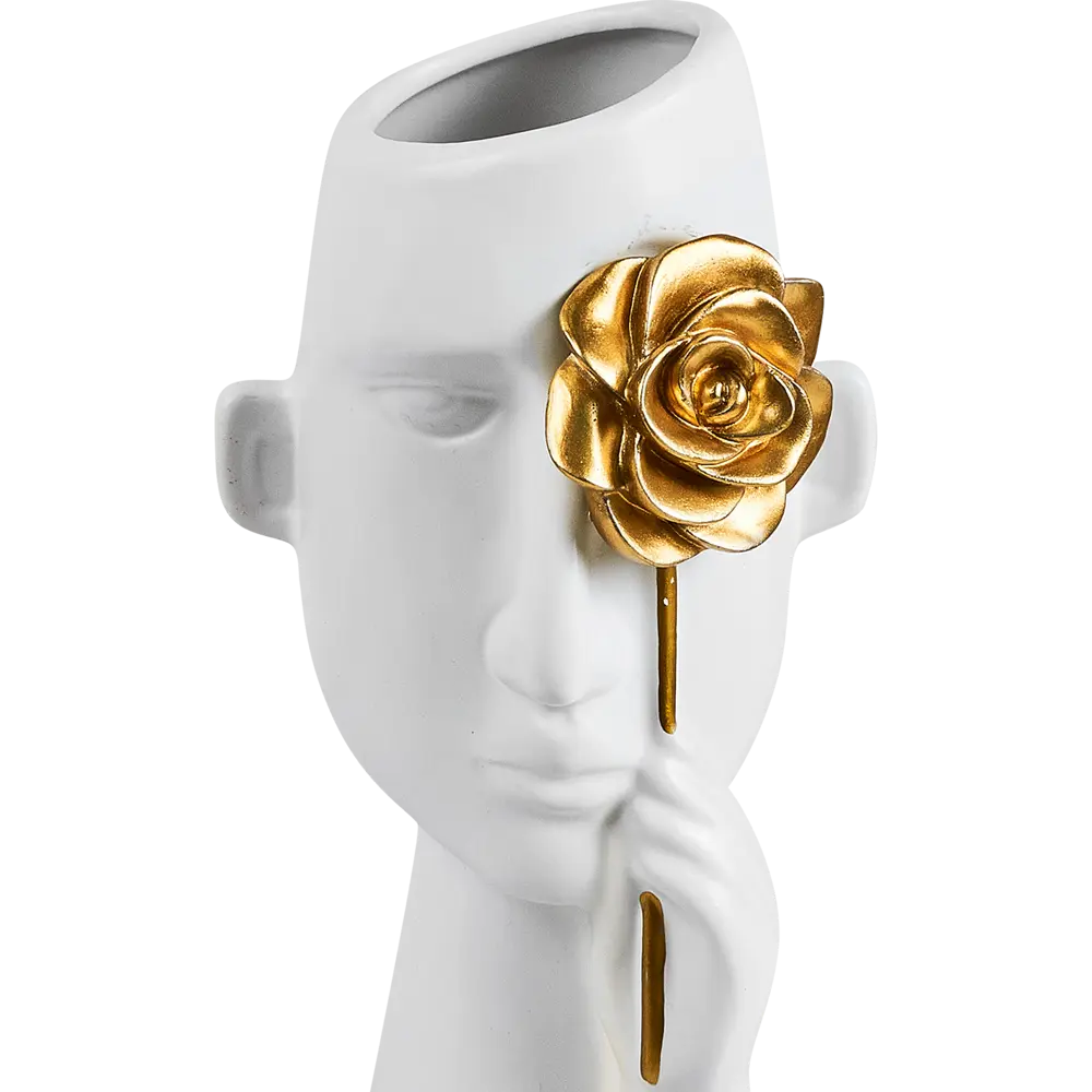 Santreyd Ваза «Лицо с розой» — керамическая композиция для изысканных букетов 88977124 STLM-0818337 - Вид №2