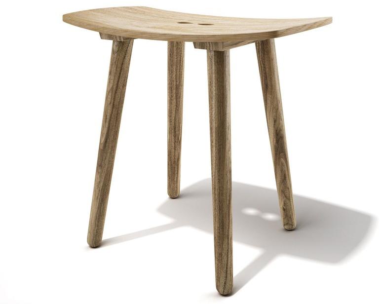 sixay furniture Низкий деревянный табурет Paul & paula sun-id-1397538 - Вид №1