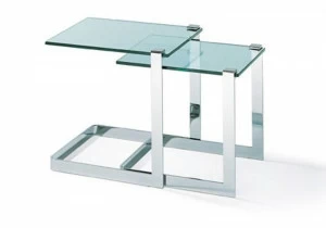 Ronald Schmitt Штабелируемый журнальный столик из стали и стекла