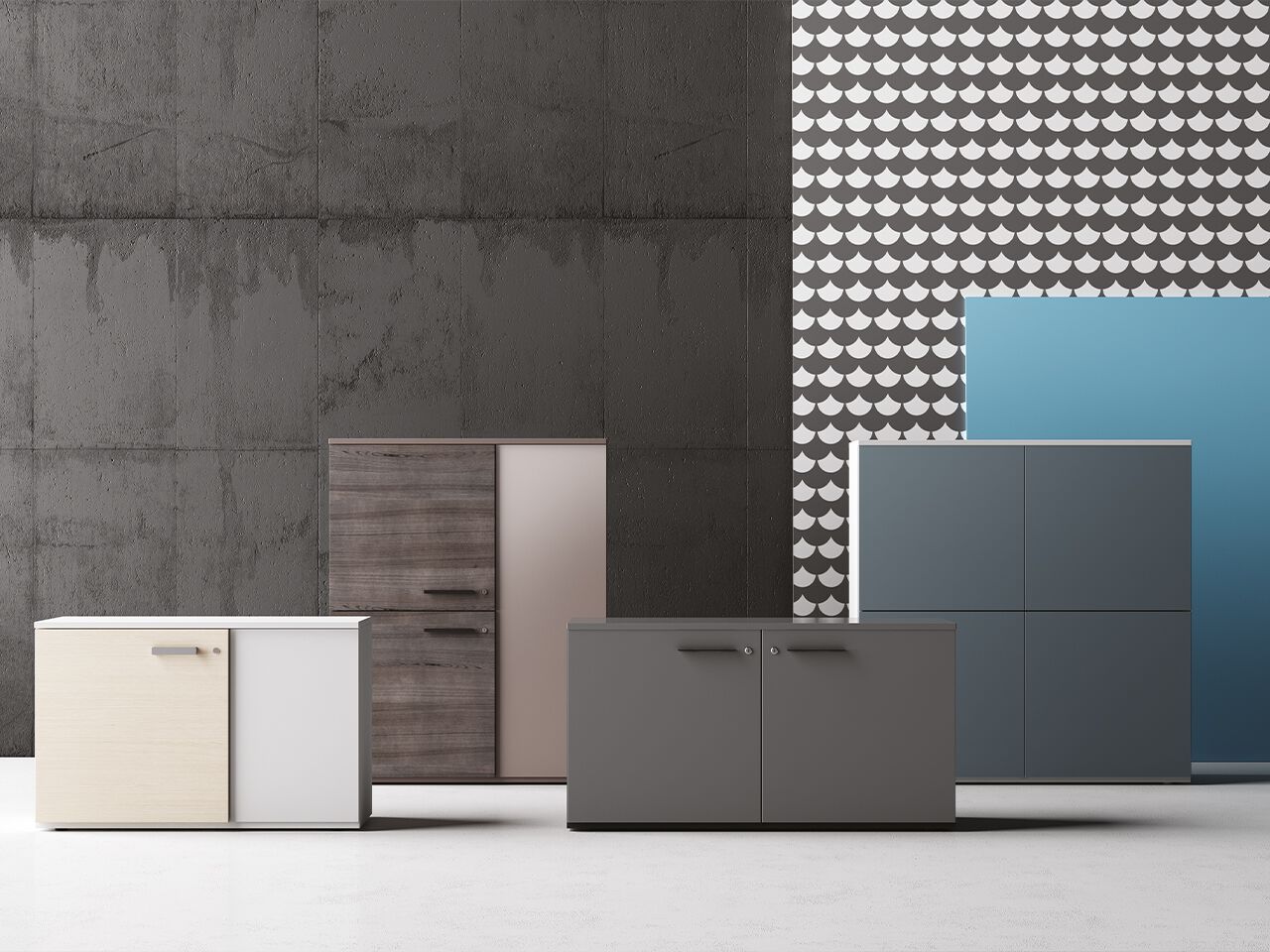 Запираемый офисный шкаф с распашными дверями FREZZA Madia ARCH-00136207 - Вид №6