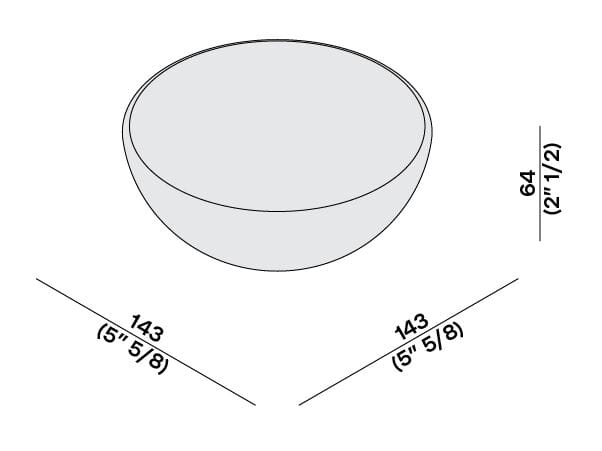 Мраморная чаша LUCE DI CARRARA BICOLORE ARCH-00063625 - Вид №4