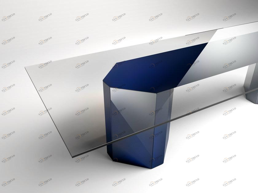 Gallotti&Radice Прямоугольный стол из хрусталя sun-id-1367987