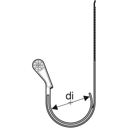 366.050.00.1 Хомут Geberit GIS для канализационной трубы Geberit  - Вид №2